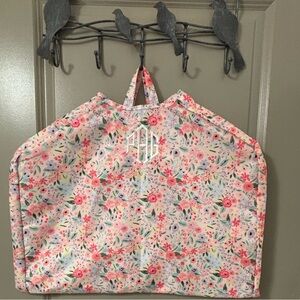 Floral Garment Bag with Monogram